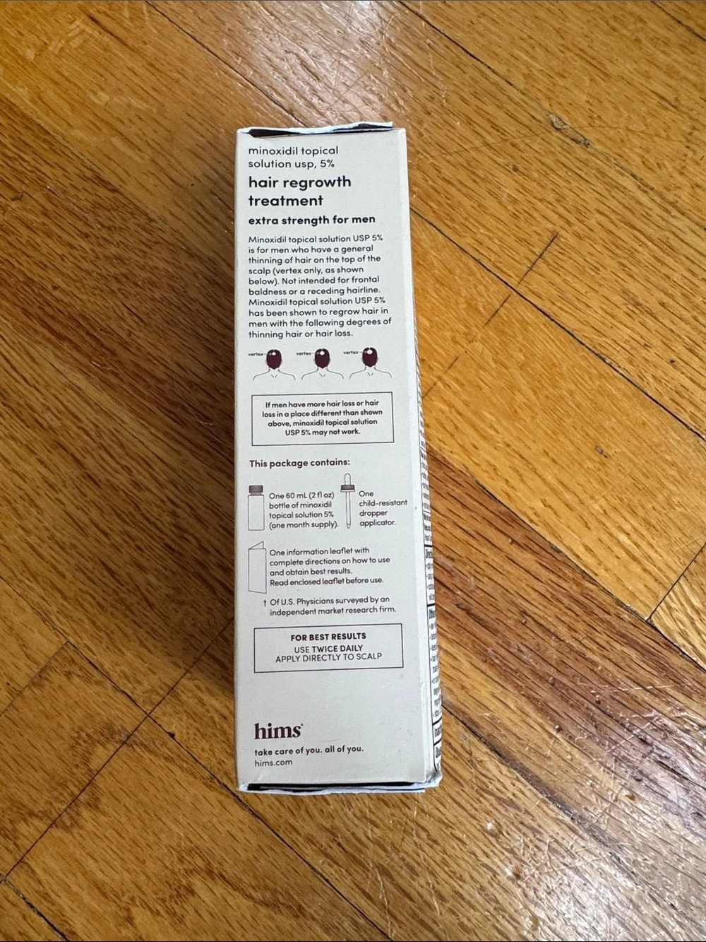hims Hair Regrowth Treatment Minoxidil 5% – White